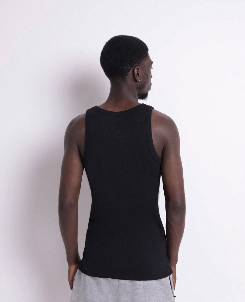 Relaxed Black Vest
