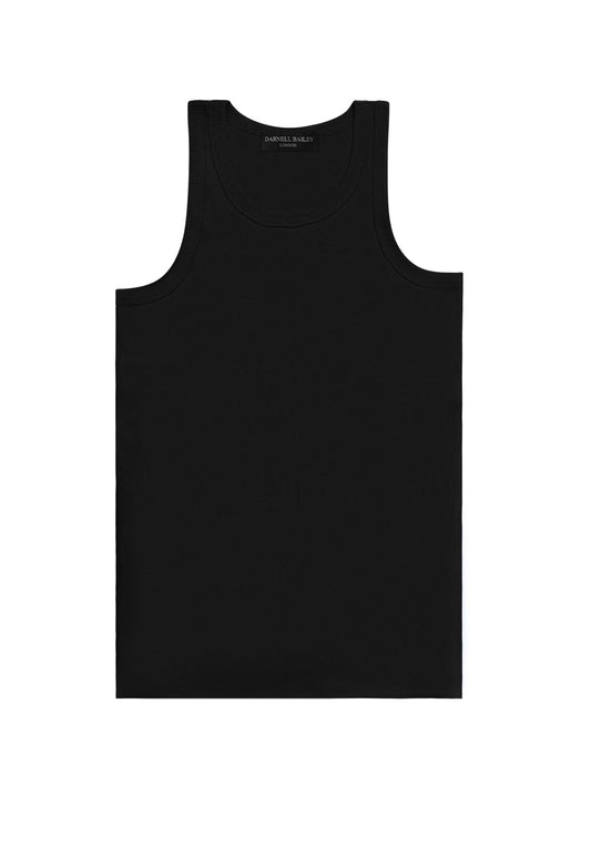 Relaxed Black Vest